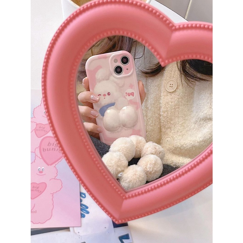 Pinch Plush Bunny Backside Soft Case HP iP iPhone 14 Plus 11 12 13 Pro Max New Casing Apple