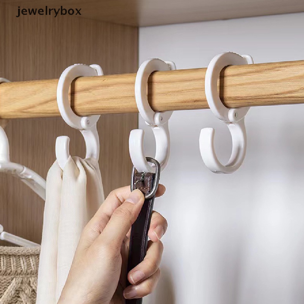 [jewelrybox] 5pcs Kait Posisi Kartu Berbentuk S Angin Lemari Pengait Lemari Rak Penyimpanan Rumah Butik