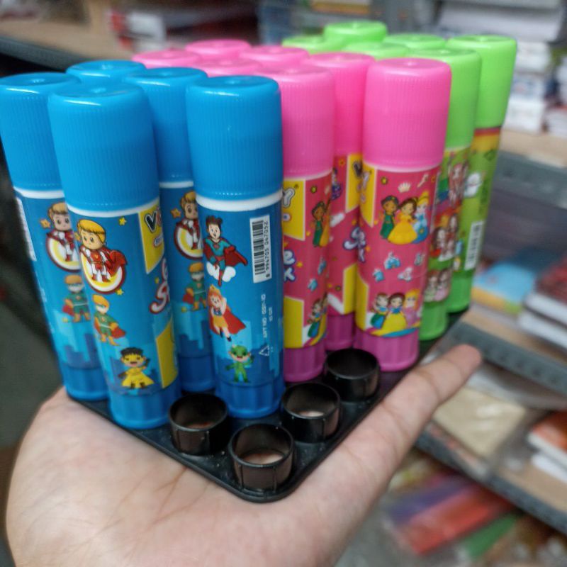 

24 Biji glue stik Voxi Segel utuh Grosir