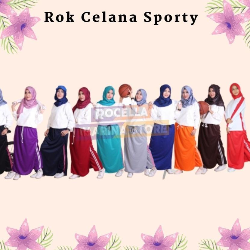 [cod]  ROCELLA ROK CELANA SPORTY, CELANA PANJANG, CELANA POLOS, ROK PANJANG,ROK CELANA OLAHRAGA MUSL
