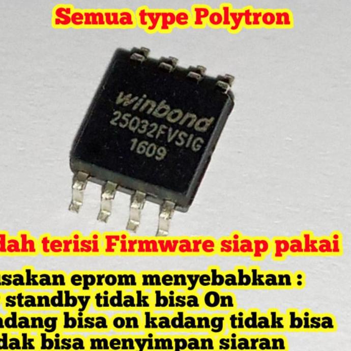 ➶ ic eprom tv LED Polytron siap pakai ☆