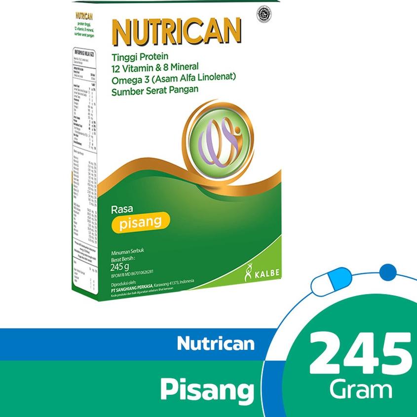 

✻ Nutrican Pisang 245gr - Tinggi Energi dan Protein ◄