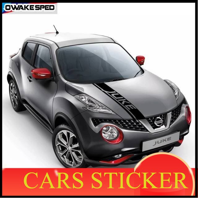 Stiker kap mobil Nissan Juke sticker stiker kap mobil Nissan juke