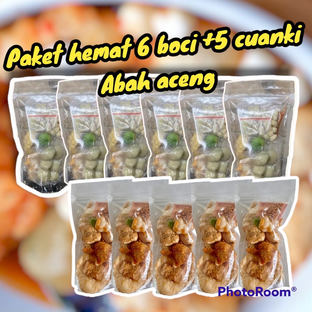 Paket Usaha Mix Bocigar 6 bks  plus cuanki Instan Abah Aceng 5 bks