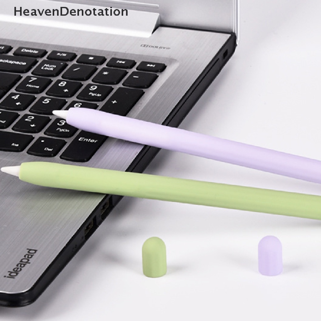 [HeavenDenotation] Untuk Funda Pensil1 2 Case Duotone Soft Silicone Cover Pelindung Generasi Ke 1 2 iPad Pensil Kulit Untuk Pensil Case HDV