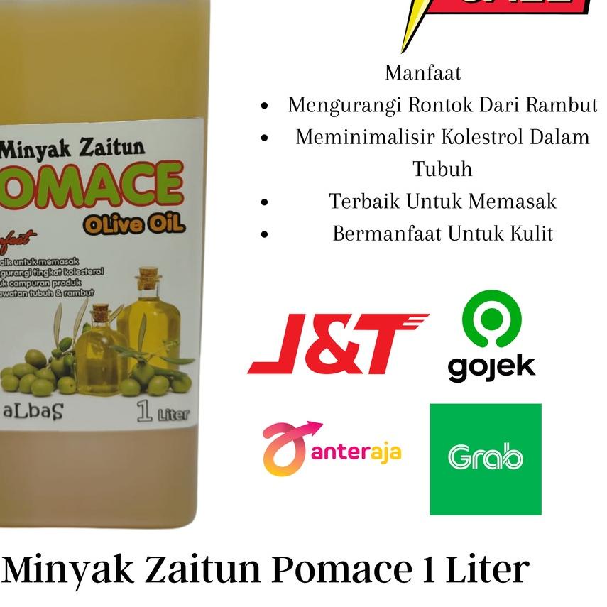 

✧ Pomace olive oil / minyak zaitun pomace 1 liter ○