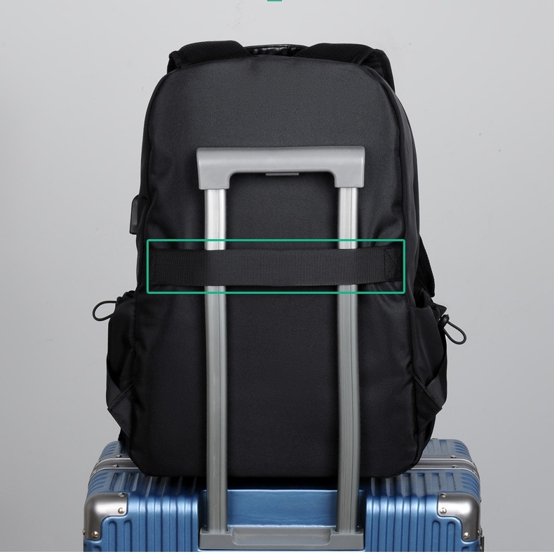 TAS RANSEL PRIA BACKPACK BESAR GENDONG PUNGGUNG TRAVEL KEREN LAKI DISTRO KEKINIAN ADA SLOT LAPTOP ANTI AIR HITAM FERNANDEZ BRANDED BATAM PREMIUM TA729B5 IMPORT COWOK KERJA SEKOLAH KULIAH