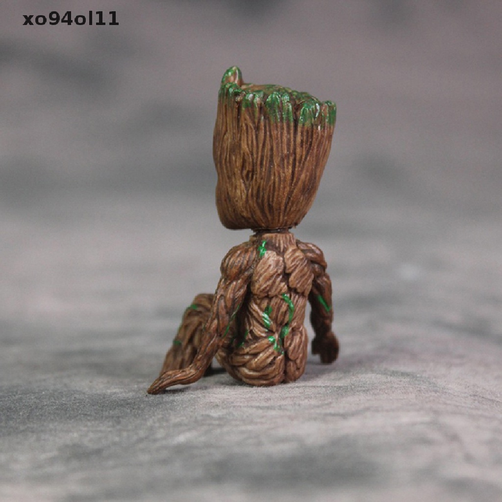 Xo Groot Action Toy Figure 6CM Guardians Of The Galaxy Tree Man Model Boneka Kartun OL