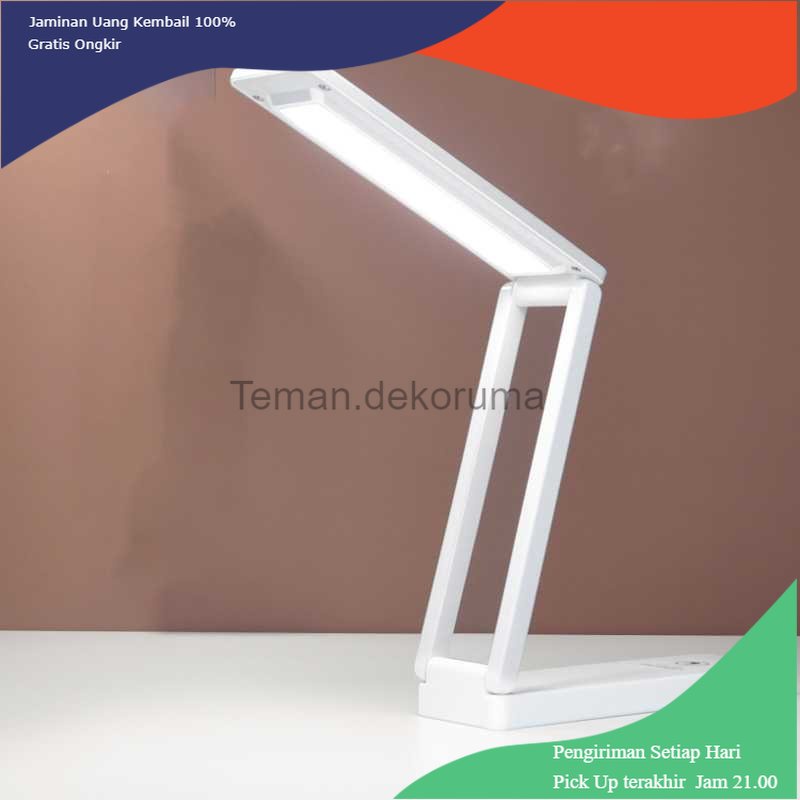 TD - LMP SUOLIANG Lampu Meja Belajar Rechargeable Foldable 3 Color 8W - SL-947