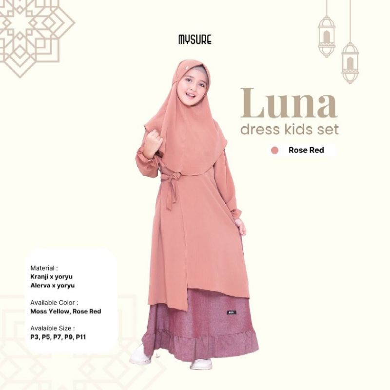 GAMIS ANAK LUNA DRESS BY MYSURE