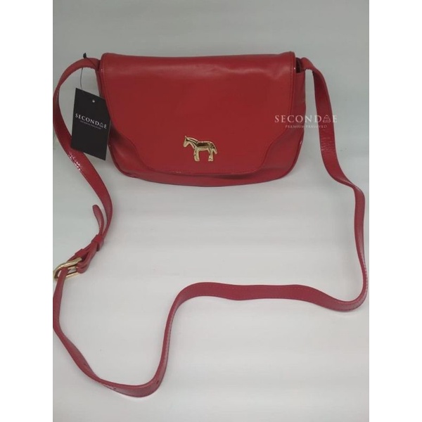 tas Sling lapalette merah preloved