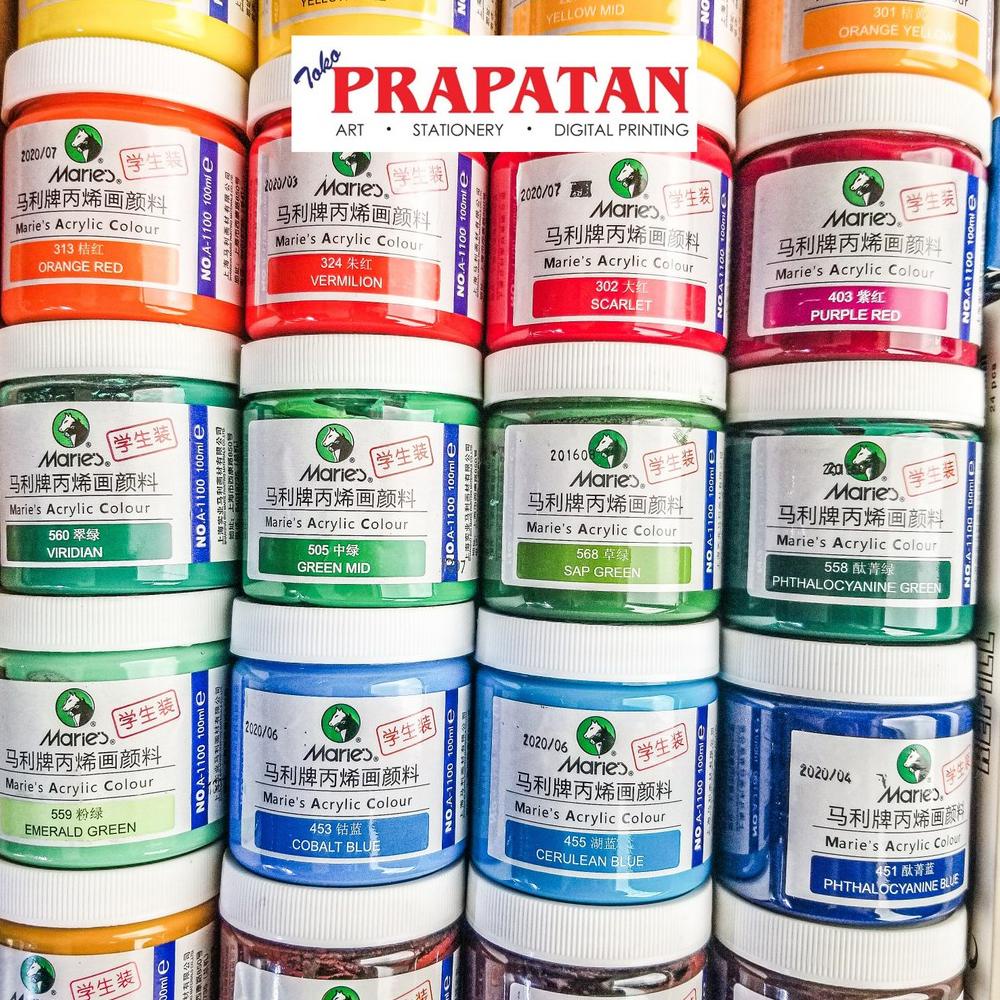 

4.4 MALL Maries Acrylic Paint 100ml / Cat Akrilik Maries 100 ml