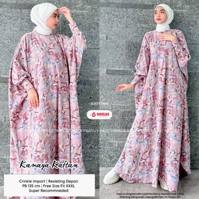 KAMAYA KAFTAN BY MARVELOUS / KAFTAN DRESS MOTIF MUSLIMAH