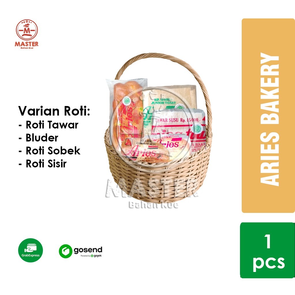 

Aneka Roti Sobek / Roti Tawar / Sisir / Bluder ARIES [KHUSUS INSTANT]