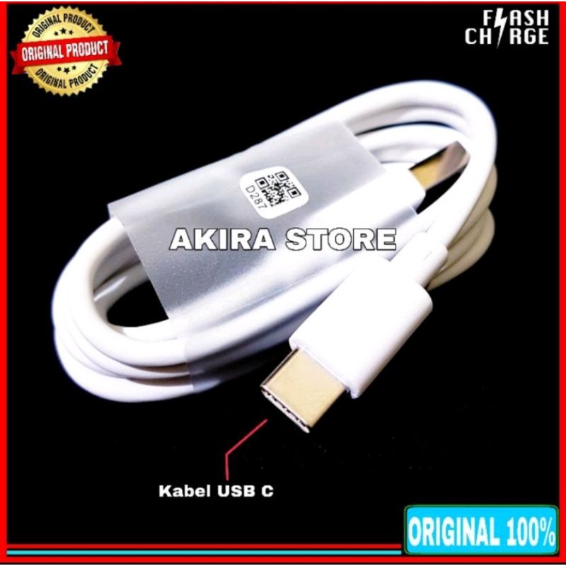 KABEL DATA CABLE OPPO A53 A33 A92S TIPE C ORIGINAL