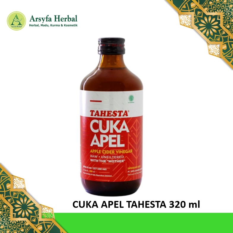 Cuka Apel Tahesta Cuka Apel Original 320 ML Toner Cuka Apel Asli Cuka Apel Malang