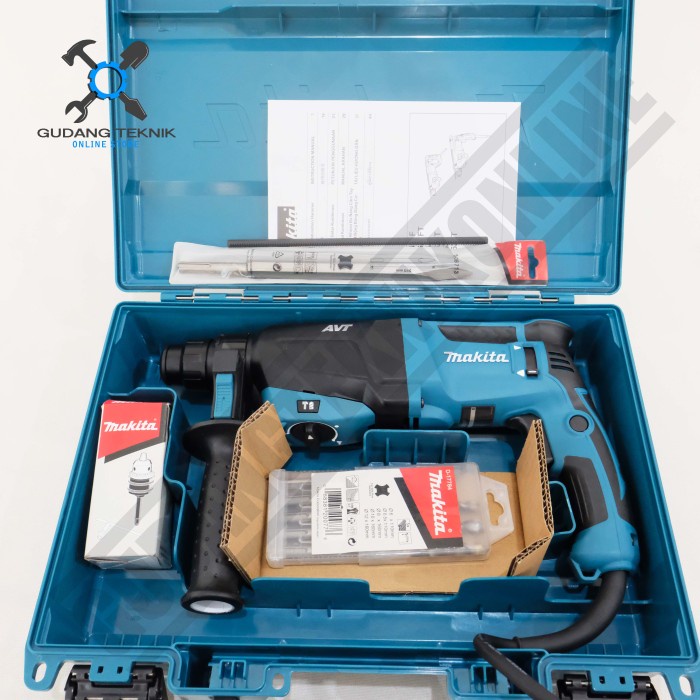 Electric Rotary Hammer Drill Variable Speed 800W HR2631FX5 MAKITA / Mesin Bor Bobok Beton Listrik SDS 800 Watt HR-2631FX5 MAKITA