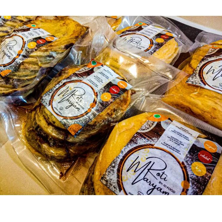 

H89 Roti Maryam Mix By (ID FOOD) / Roti Canai / Cane / Frozen Food / Cokelat Lumer ISI 6 TELAH HADIR ㊋