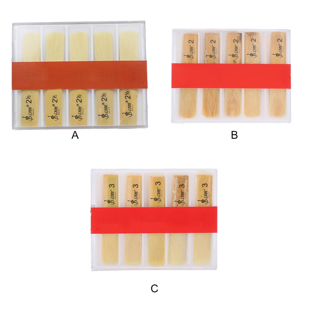 Huit 10Pcs Reed Clarinet Kekuatan Instrumen Aksesori Bagian Halus Permukaan Bantu Potongan Peluit Alto Performa