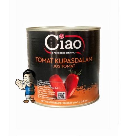 

➽ Ciao Tomat Kupas dalam Jus Tomat- Peeled Tomatoes 2550g ✯