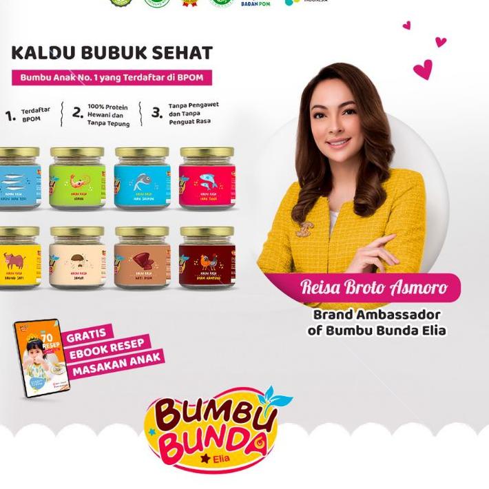

☁ Bumbu Bunda by Elia Kaldu Non MSG Non Gula Garam / Kaldu Mpasi Anti GTM ☇