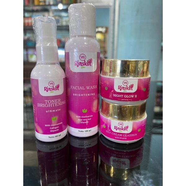 Nr Glow RJSKIN Bpom pemutih wajah ampuh..