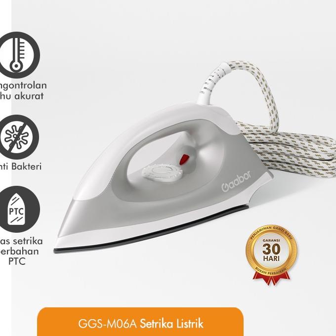 ✽ Gaabor Setrika Listrik Gosokan Pakaian / GGS-M06A ➢