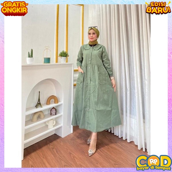 Baju Gamis Dres Syari Model Terbaru Games Gsmis Cewek Dewasa Perempuan Import Premium Remaja Pesta K