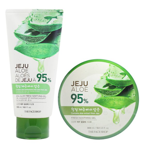 THE FACE SHOP Jeju Aloe Fresh Soothing Gel 95% 300ml