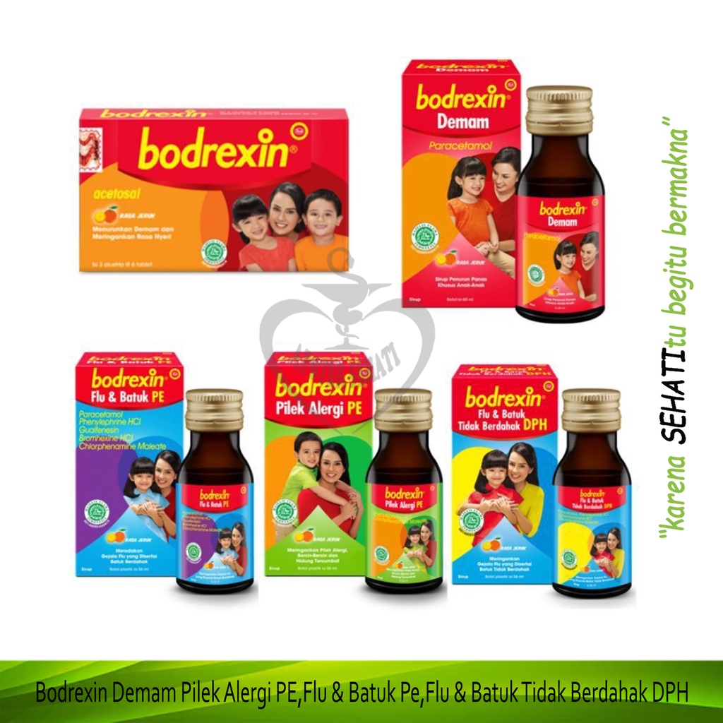 Bodrexin Tablet - Obat Demam, Nyeri, Sakit Kepala Gigi Anak
