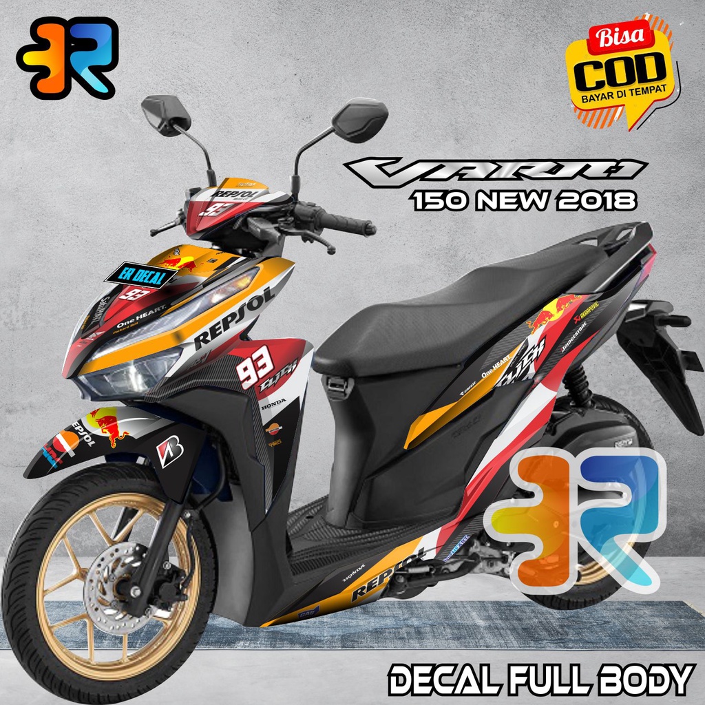 Decal Vario 125 150 New 2018 2021 Stiker Full Body Variasi Desain Repsol