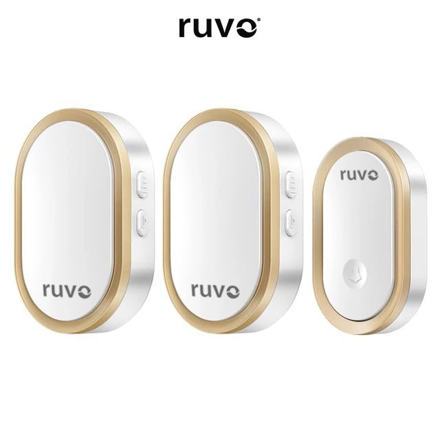 

[[JNT COD]] Bel pintu rumah kantor door bell wireless waterproof pintu 1 receiver - RUVO C PUTIH-GD, 1 TOMBOL 1 RCV