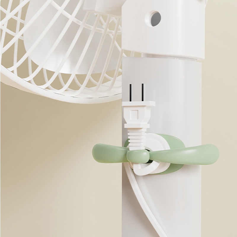 1pc Bud Shape Cord Winder Untuk Peralatan Dapur Kabel Data Kait Gantung Dengan Klip Air Fryer Kawat Organizer Mesin Kopi Bungkus Kabel Kait Organizer Rumah