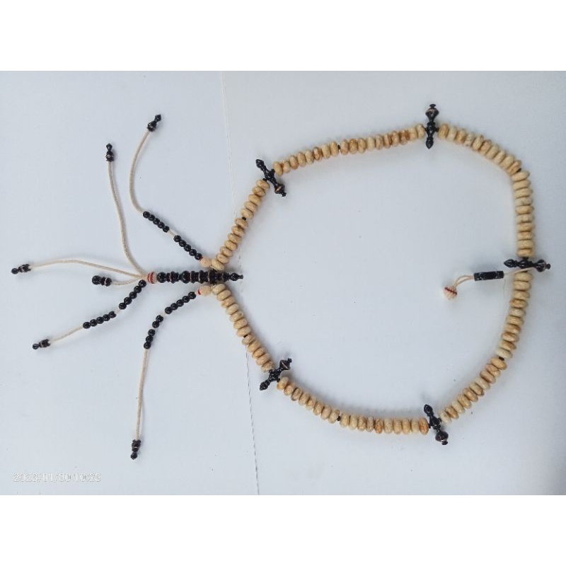 tasbih tijani batu Marjan warna putih white coral