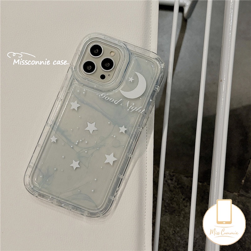 Fantasy Casing Langit Berbintang Untuk Xiaomi Redmi 9A 10 12C 10C 9 9T 10A A1 9C NFC Redmi Note10s 8not11 Note9 11 10 10s 11s POCO F4 Stars Moon Clear Airbag Shockproof Soft TPU Cover