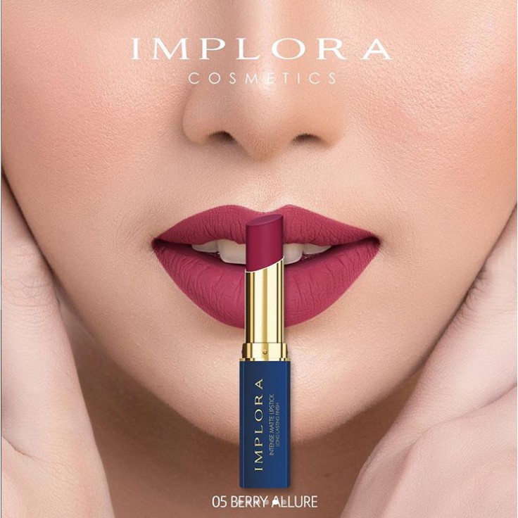 Implora Lipstick Matte Intense | Long Lasting BPOM Original