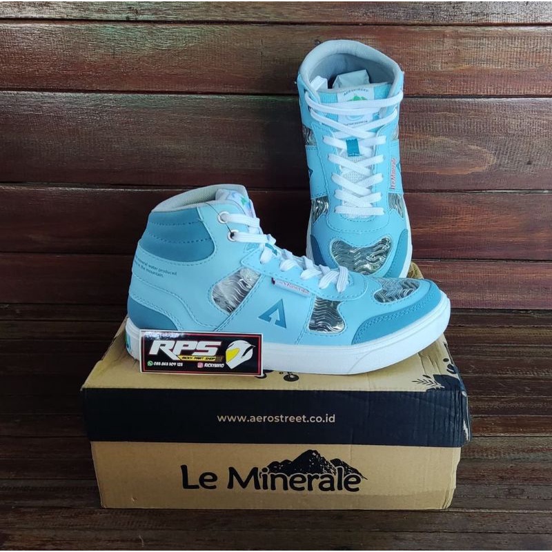 Aerostreet x Le Minerale Lemineral Sepatu Sneakers Limited Edition