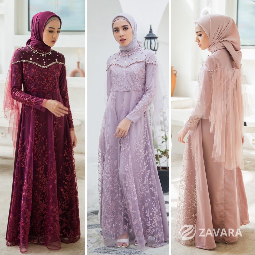 GAMIS TERLARIS BRUKAT NAMIRA / GAMIS FASHION REMAJA/GAMIS PESTA KONDANGAN NIKAHAN SIZE S M L XL