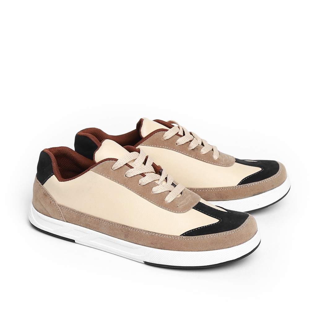 TA003 | Sneakers Unisex Casual Cream Mocca Original Skate Street Style | FORIND Terraforma