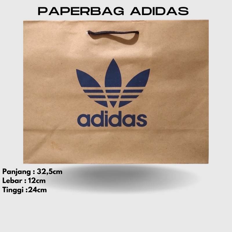 

PAPERBAG AD*DAS BAHAN CRAFT KUALITAS PREMIUM SABLON