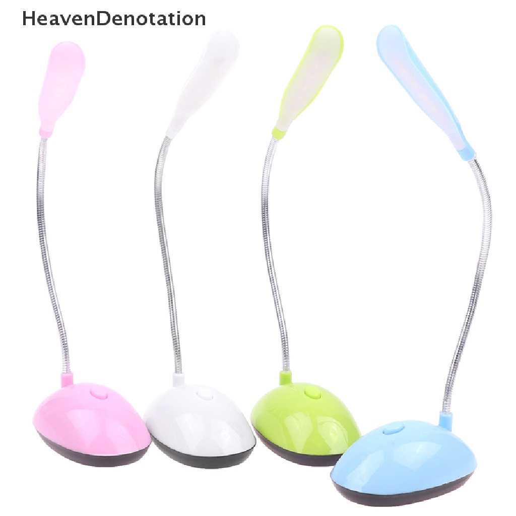 [HeavenDenotation] Lampu Meja Untuk Kamar Tidur LED Meja Belajar Buku Lampu Samping Tempat Tidur Lampu Baca HDV