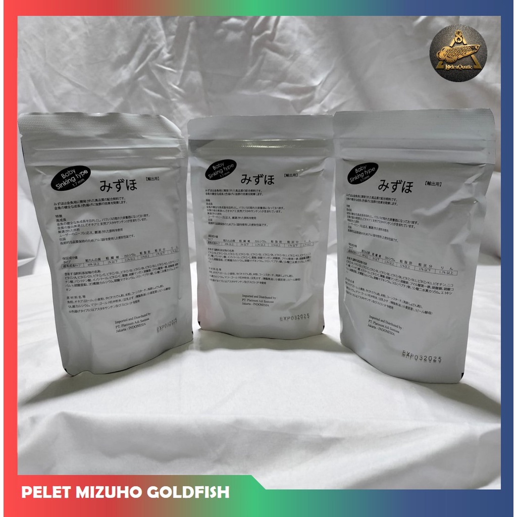 {MIZUHO 100 GRAM} MIZUHO GOLDFISH 100 GRAM PELET MIZUHO BABY GOLDFISH COLOUR BOOSTER ANTI STRESS MIZUHO BABY GOLDFISH PELET MIZUHO JEPANG PELET IKAN HIAS PELET IKAN MAS PELET MIZUHO ORIGINAL