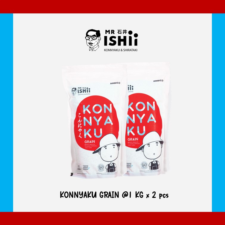 

MR. ISHII - Paket Bundling - Konnyaku Grain 1 Kg (2 Pcs)