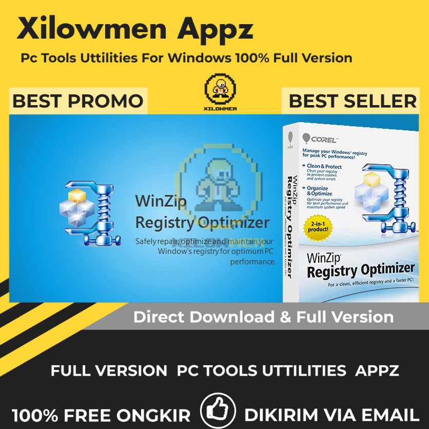 [Full Version] WinZip Registry Optimizer Pro PC Tools Software Utilities Lifetime Win OS