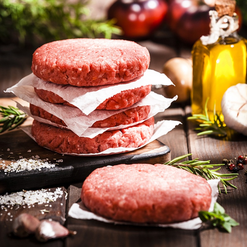 100pcs Kertas Alas Pemisah Sekali Pakai/Kertas Alas Makanan Hamburger Bulat Persegi Anti Lengket Double-side Kitchen Tools