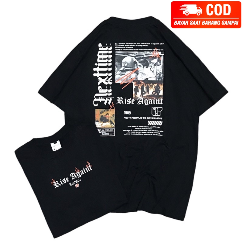 COD Kaos Oversize Atasan Kaos Unisex | Kaos Nexttime Original Full Tag & Label | Kaos Pria | Kaos Wa