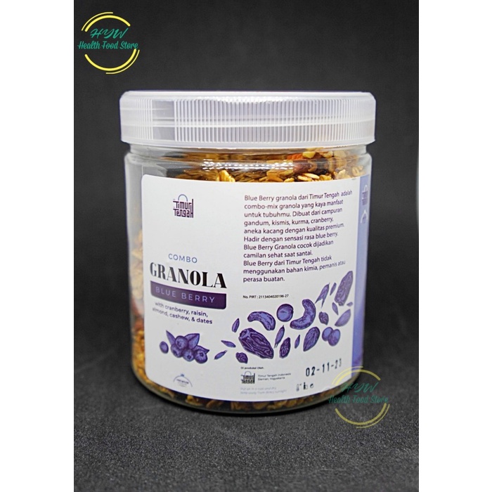 

b Granola Blueberry 250 Gr - Sereal Makanan Sehat High Quality