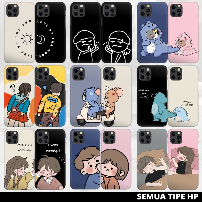 Premium Casing Hardcase Softcase Hard Soft Case Hp Couple Case Casing All Type Iphone Android Samsun