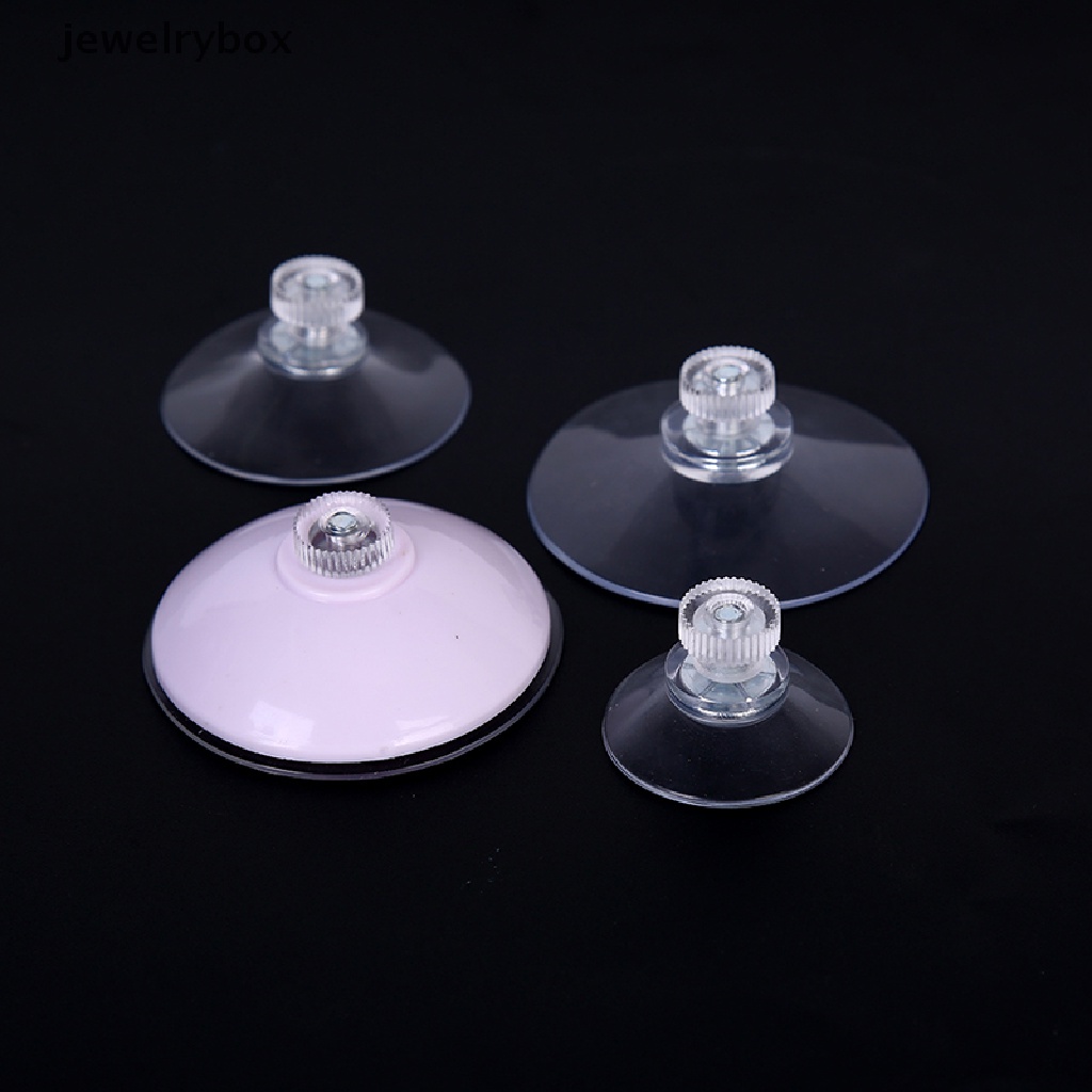 [jewelrybox] 10pcs Suction Cup Dengan thread sucker metal nut stud Ulir Sekrup Untuk Perlengkapan Butik