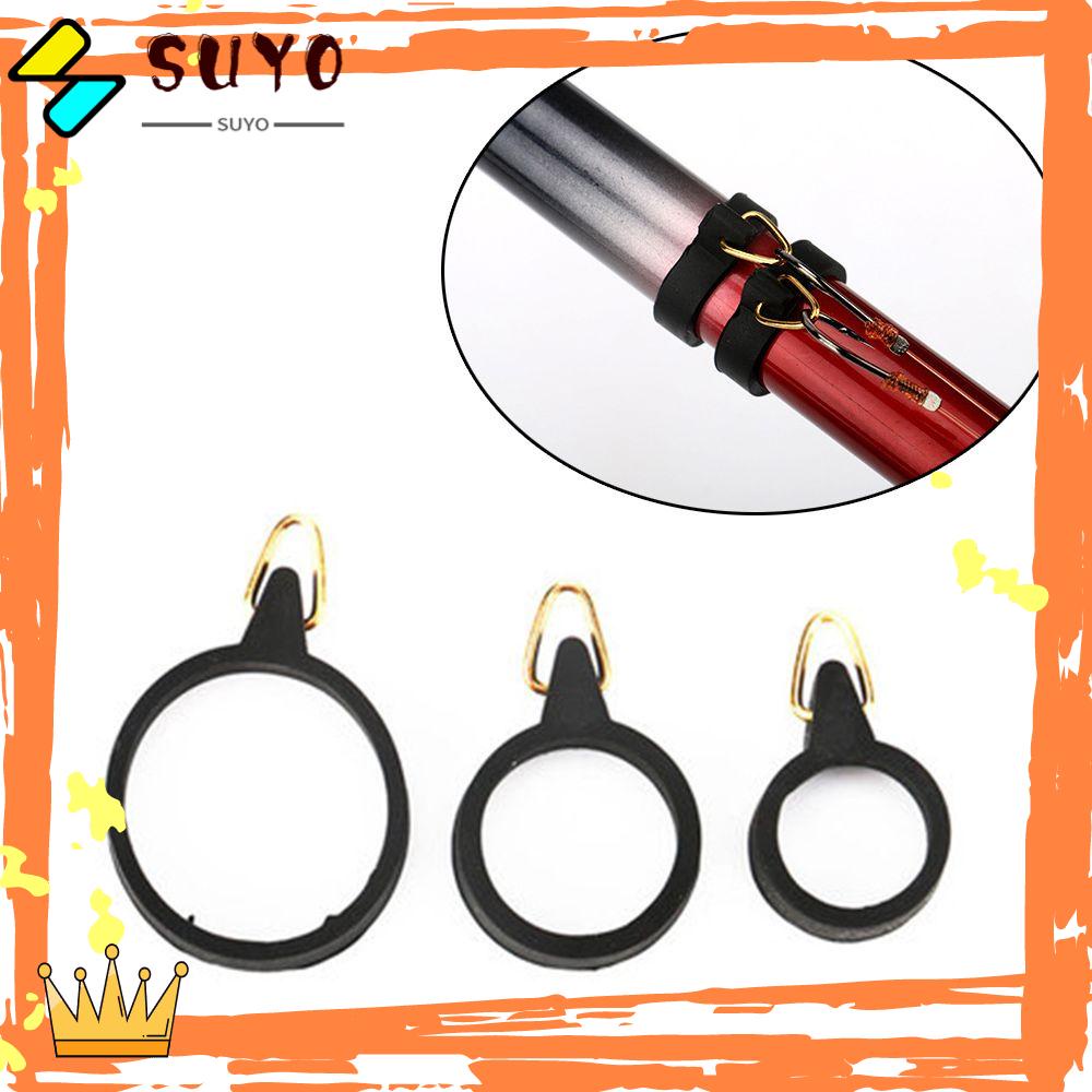 Suyo Hook Secure holder Portable Plastik Karet Jig Rubber Ring Gantungan Aman